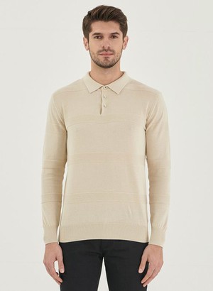 Polo Long Sleeves Organic Cotton Cream from Shop Like You Give a Damn