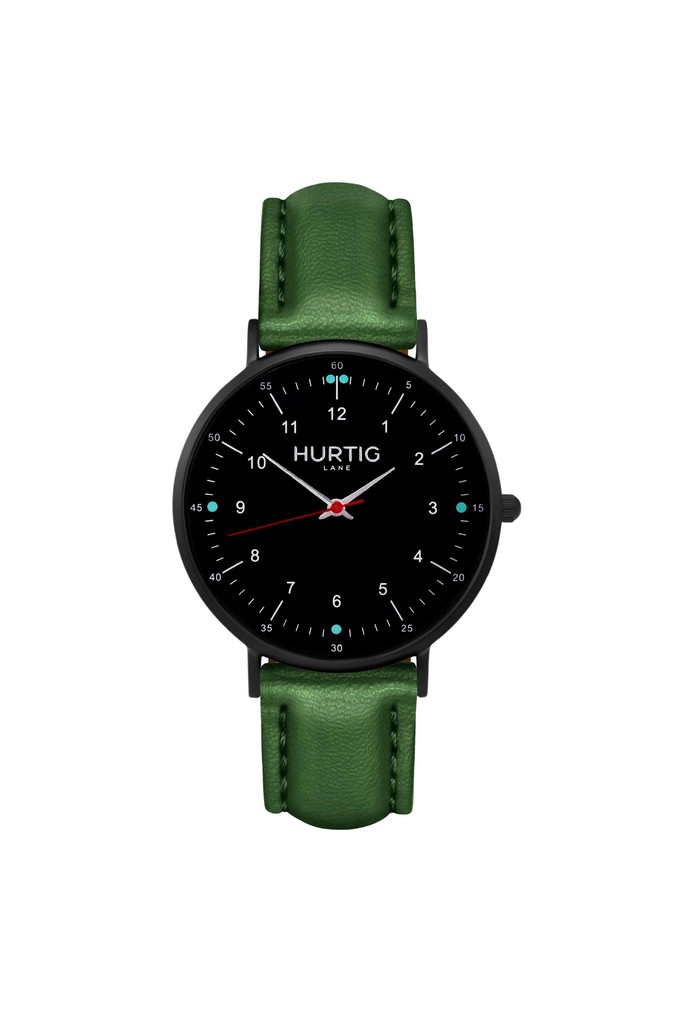 Moderna Watch All Black & Green from Shop Like You Give a Damn