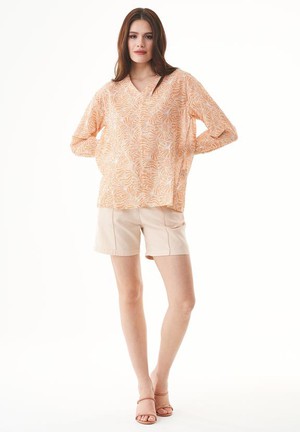 Voile Blouse Light Brown from Shop Like You Give a Damn
