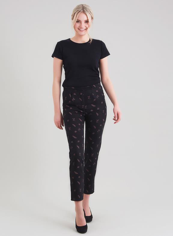 Trousers Tencelâ¢ Print Black from Shop Like You Give a Damn