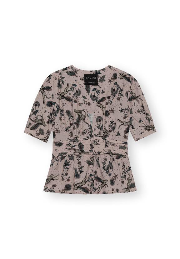 Blouse Lillmor Tropic Cheetah Light Pink from Shop Like You Give a Damn