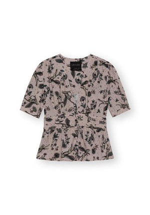 Blouse Lillmor Tropic Cheetah Light Pink from Shop Like You Give a Damn