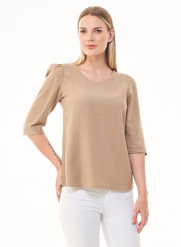 Top Ecovero Linen Beige from Shop Like You Give a Damn