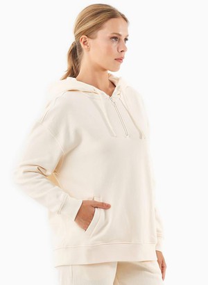 Sweat Hoodie Organic Cotton Off-White from Shop Like You Give a Damn