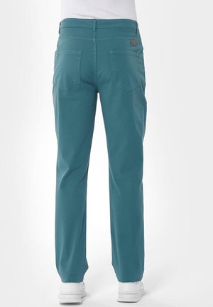 Pants Five Pocket Petrol Green from Shop Like You Give a Damn