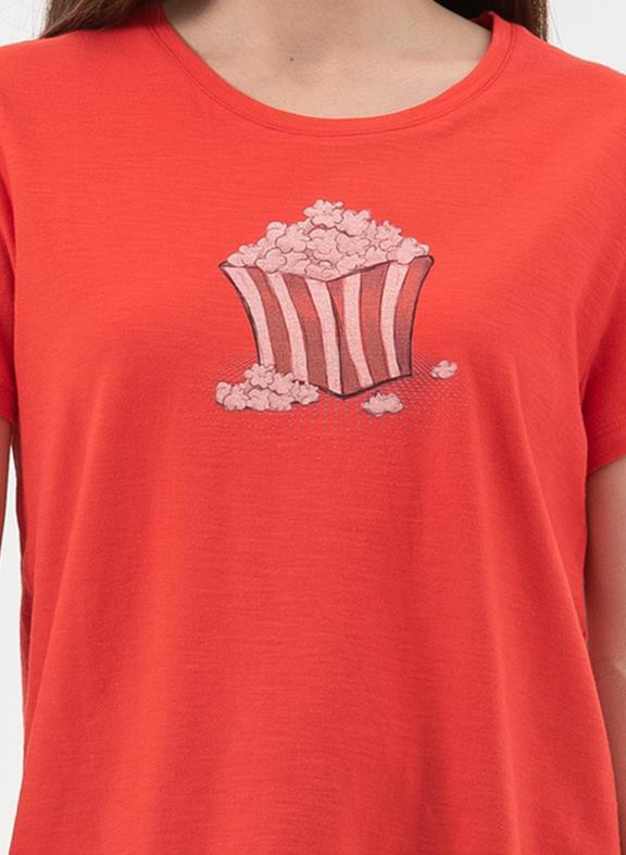 T-Shirt Popcorn Red from Shop Like You Give a Damn