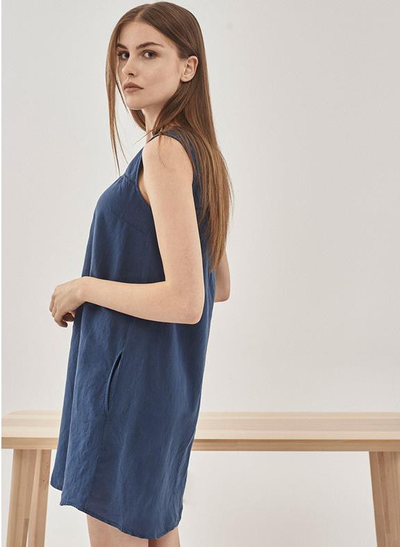 Sleeveless Dress Navy from Shop Like You Give a Damn