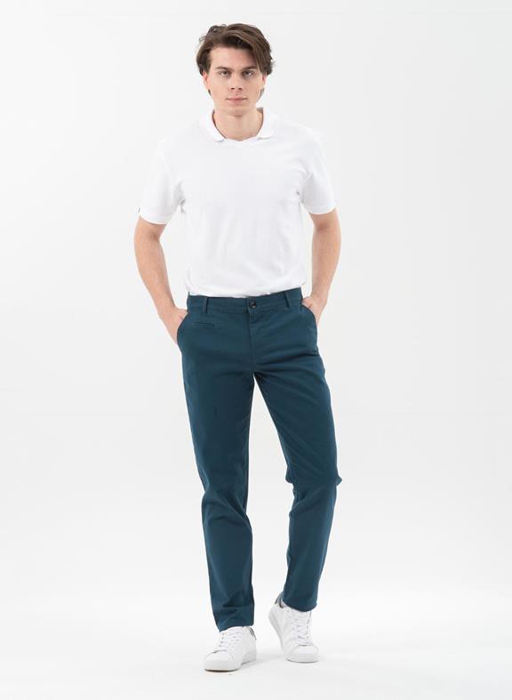 Regular Chino Pants Navy from Shop Like You Give a Damn