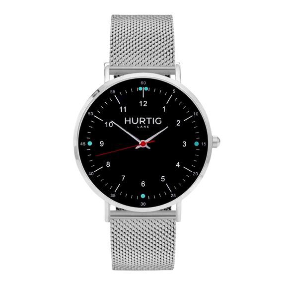 Moderna Steel Watch Silver, Black & Silver from Shop Like You Give a Damn