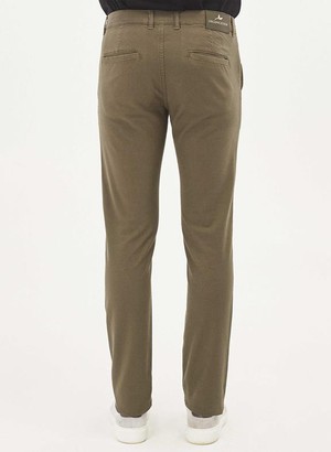 Trousers Stretch Khaki from Shop Like You Give a Damn