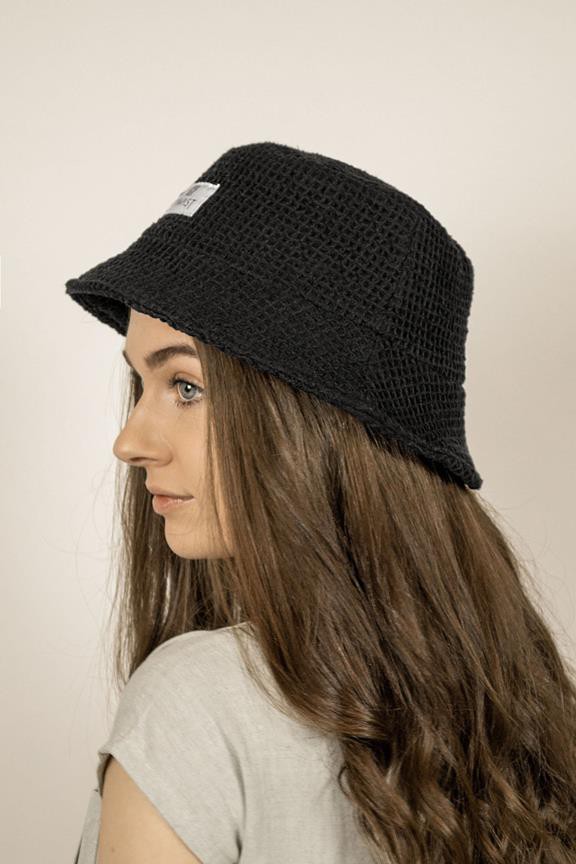 Bucket Hat Breeze Black Waffle from Shop Like You Give a Damn