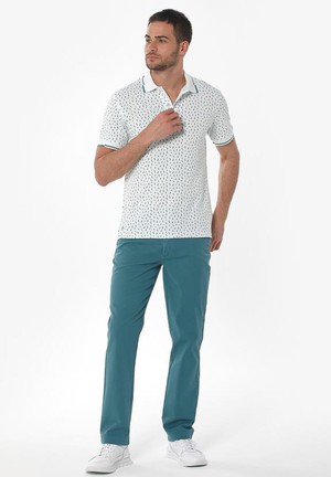 Pants Five Pocket Petrol Green from Shop Like You Give a Damn