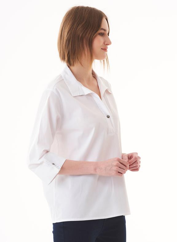 Blouse Organic Cotton White from Shop Like You Give a Damn