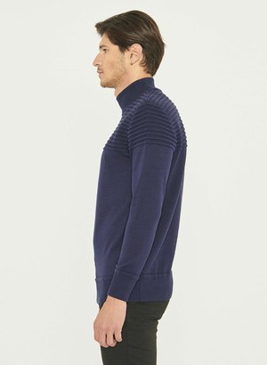 Turtleneck Sweater Dark Blue from Shop Like You Give a Damn