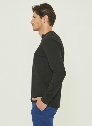 Long Sleeve Top Organic Cotton Black from Shop Like You Give a Damn