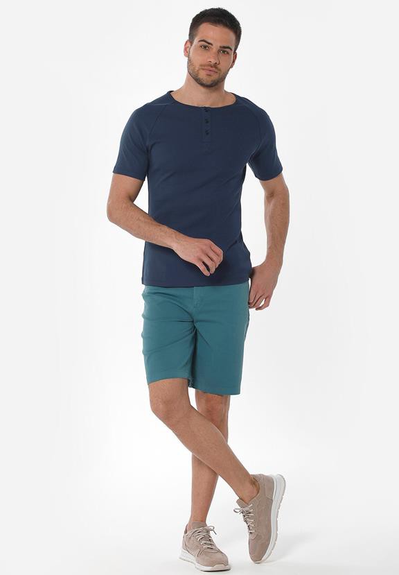 Shorts Five Pocket Petrol Green from Shop Like You Give a Damn