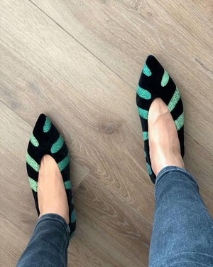 Loafers Monstera Green from Shop Like You Give a Damn