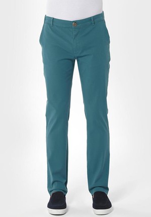 Chino Pants Petrol Green from Shop Like You Give a Damn