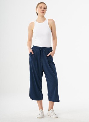 3/4 Length Jersey Pants Navy from Shop Like You Give a Damn