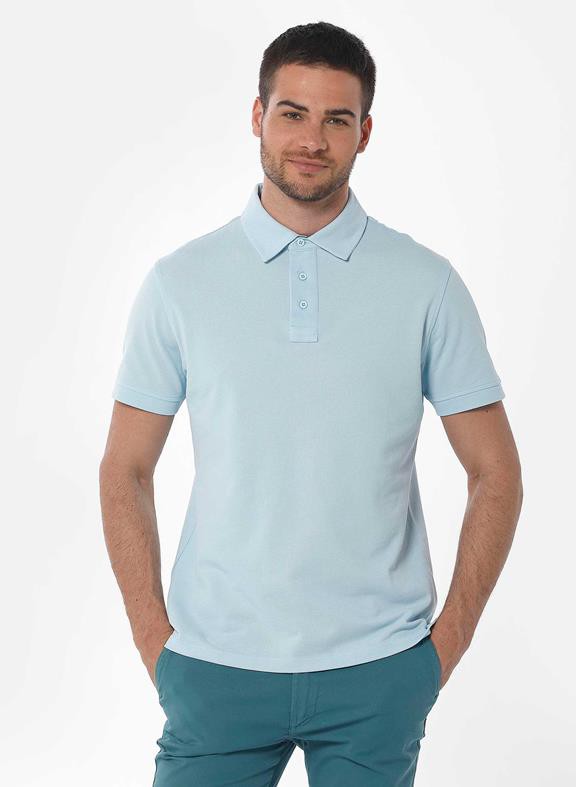 Polo Solid Blue from Shop Like You Give a Damn