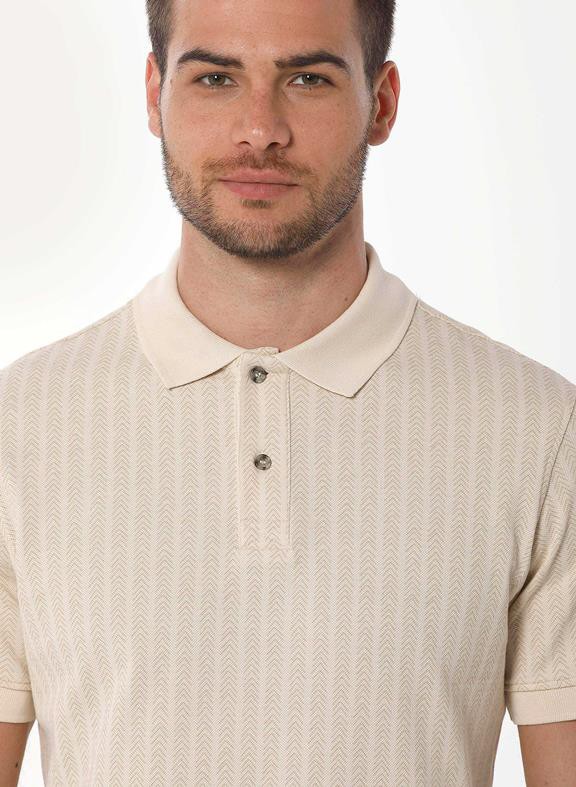 Polo Print Beige from Shop Like You Give a Damn