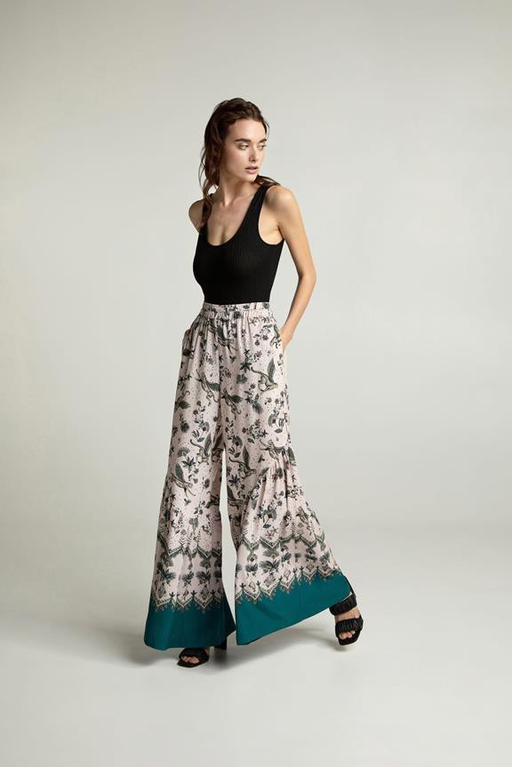 Culotte Pants Joaline Tropic Cheetah Light Pink from Shop Like You Give a Damn