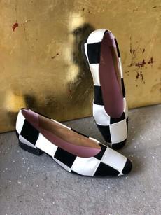 Ballerinas Queen's Gambit Black & White via Shop Like You Give a Damn