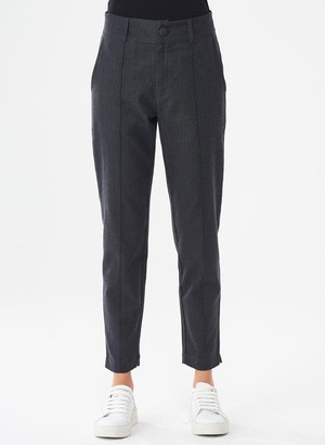 Herringbone Trousers Black from Shop Like You Give a Damn