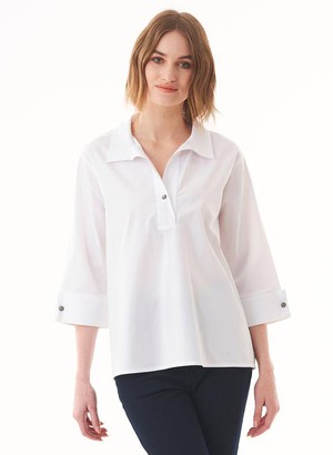 Blouse Organic Cotton White from Shop Like You Give a Damn