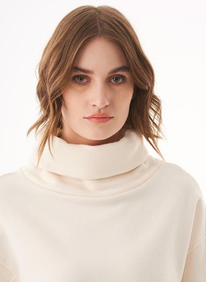 Sweater Turtleneck Organic Cotton Off-White from Shop Like You Give a Damn