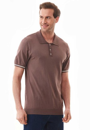 Polo Shirt Knit Deep Taupe from Shop Like You Give a Damn