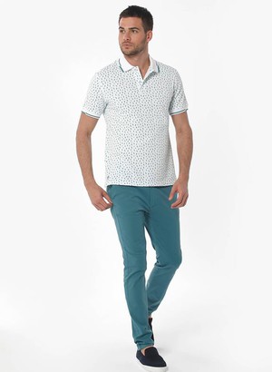 Polo Print White from Shop Like You Give a Damn