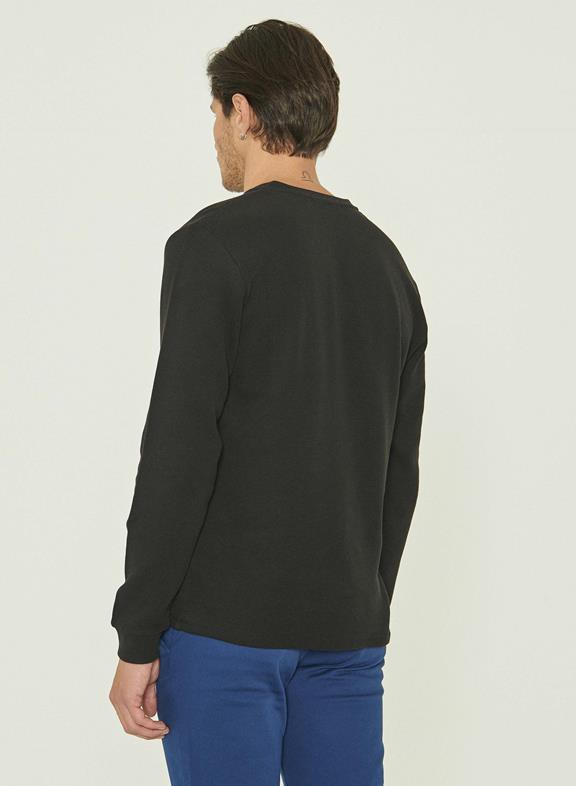 Long Sleeve Top Organic Cotton Black from Shop Like You Give a Damn