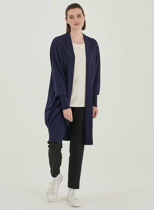 Cardigan Organic Cotton Blue from Shop Like You Give a Damn