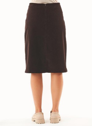 Skirt Organic Corduroy Espresso from Shop Like You Give a Damn