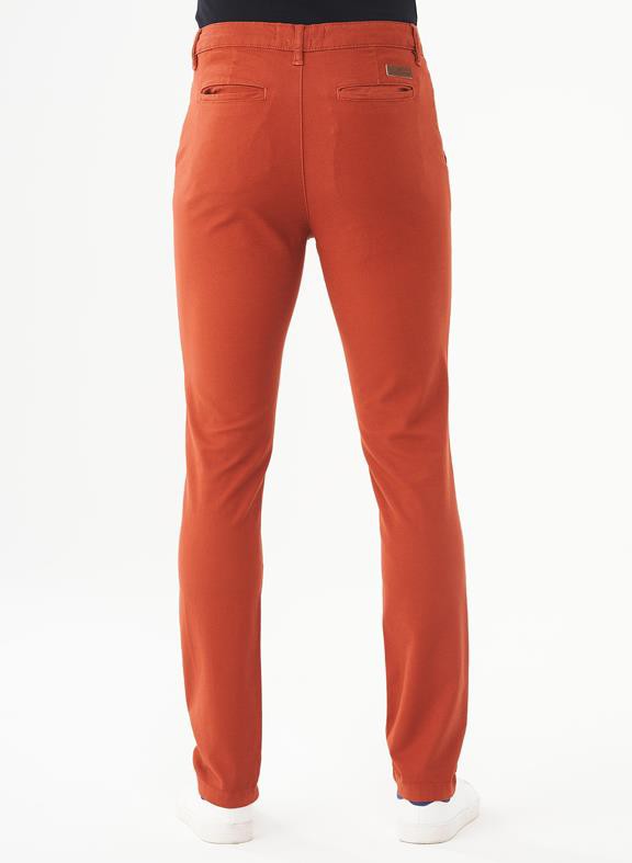 Skinny Chino Pants Ginger Brown from Shop Like You Give a Damn