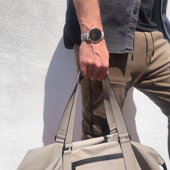 Mykonos Watch Gold, Black & Cloud from Shop Like You Give a Damn