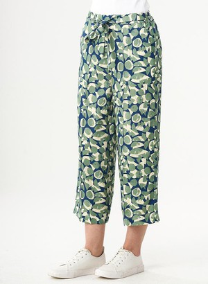 Culotte Pants Print Green from Shop Like You Give a Damn
