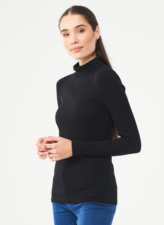 Turtleneck Organic Cotton Black from Shop Like You Give a Damn