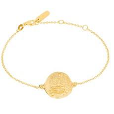 Lakshmi Coin Bracelet Gold Plated 22ct via Shop Like You Give a Damn