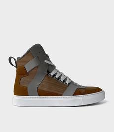 Sneakers Wooden Cube Brown via Shop Like You Give a Damn