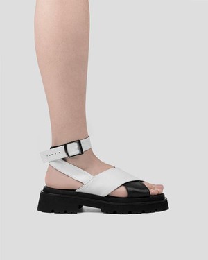 Medley Sandals Black White from Shop Like You Give a Damn