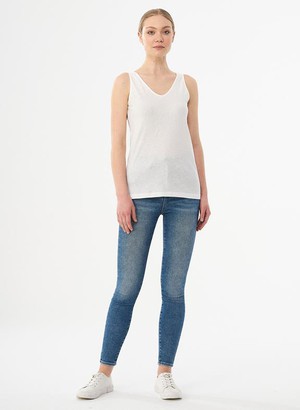 Sleeveless Top Off White from Shop Like You Give a Damn