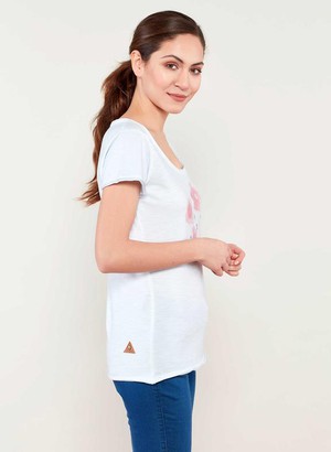 T-Shirt With Floral Motifs from Shop Like You Give a Damn