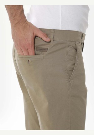 Chino Pants Slim Olive Green from Shop Like You Give a Damn