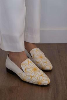 Loafers Flowers Yellow & White via Shop Like You Give a Damn