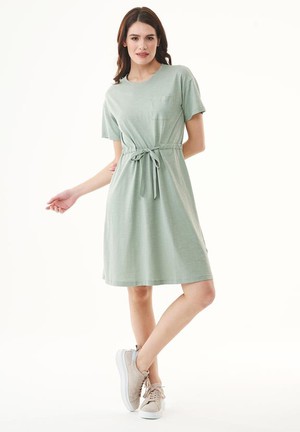 Dress Slub Jersey Water Green from Shop Like You Give a Damn