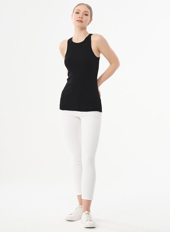 Ribbed Top Organic Cotton Black from Shop Like You Give a Damn