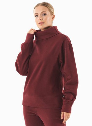 Sweater Turtleneck Organic Cotton Bordeaux from Shop Like You Give a Damn