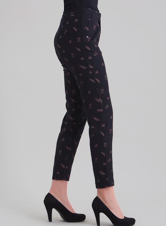 Trousers Tencelâ¢ Print Black from Shop Like You Give a Damn